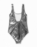 Maillot de bain argent métallisé pour fille One day in NYC Maillot de bain argent métallisé pour fille One day in NYC