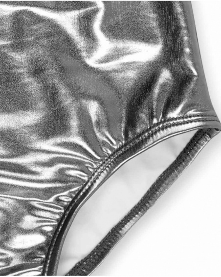 Maillot de bain argent métallisé pour fille One day in NYC Maillot de bain argent métallisé pour fille One day in NYC