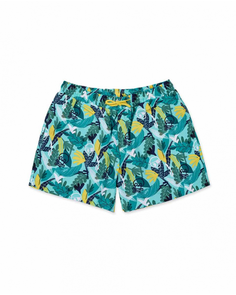 Short de bain imprimé papa Treasure Island