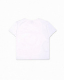 T-shirt blanc en maille coeurs fille Basics Kids T-shirt blanc en maille coeurs fille Basics Kids