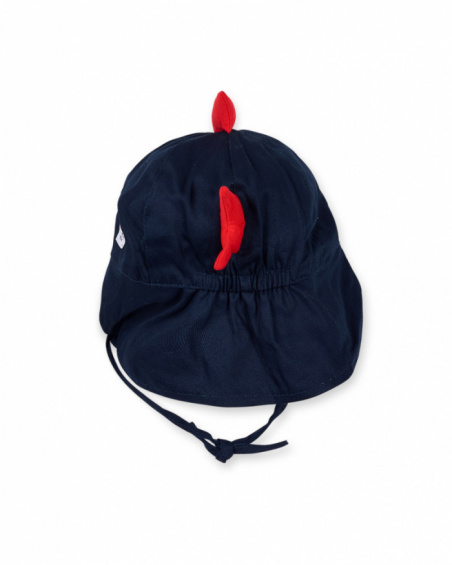 Casquette plate bleue garçon Blub Casquette plate bleue garçon Blub