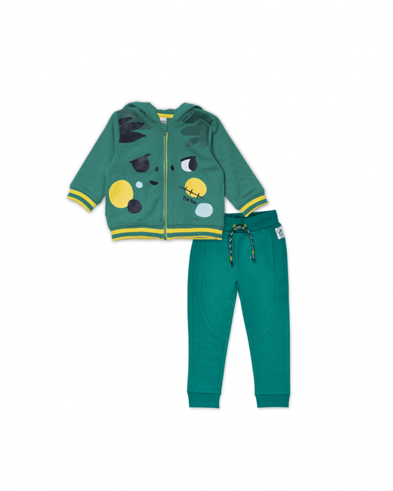 Ensemble peluche vert pour garçon Treasure Island