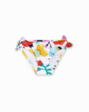 Jupe-culotte fille Tiny Critters blanche imprimée Jupe-culotte fille Tiny Critters blanche imprimée