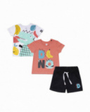 Ensemble tricot noir rouge pour garçon Juicy Ensemble tricot noir rouge pour garçon Juicy