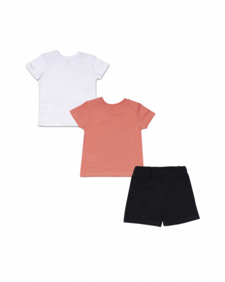 Ensemble tricot noir rouge pour garçon Juicy Ensemble tricot noir rouge pour garçon Juicy
