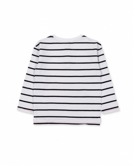 T-shirt long en maille blanc pour garçon Juicy T-shirt long en maille blanc pour garçon Juicy