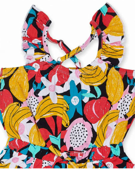 Combinaison en maille imprimée fille Juicy Combinaison en maille imprimée fille Juicy