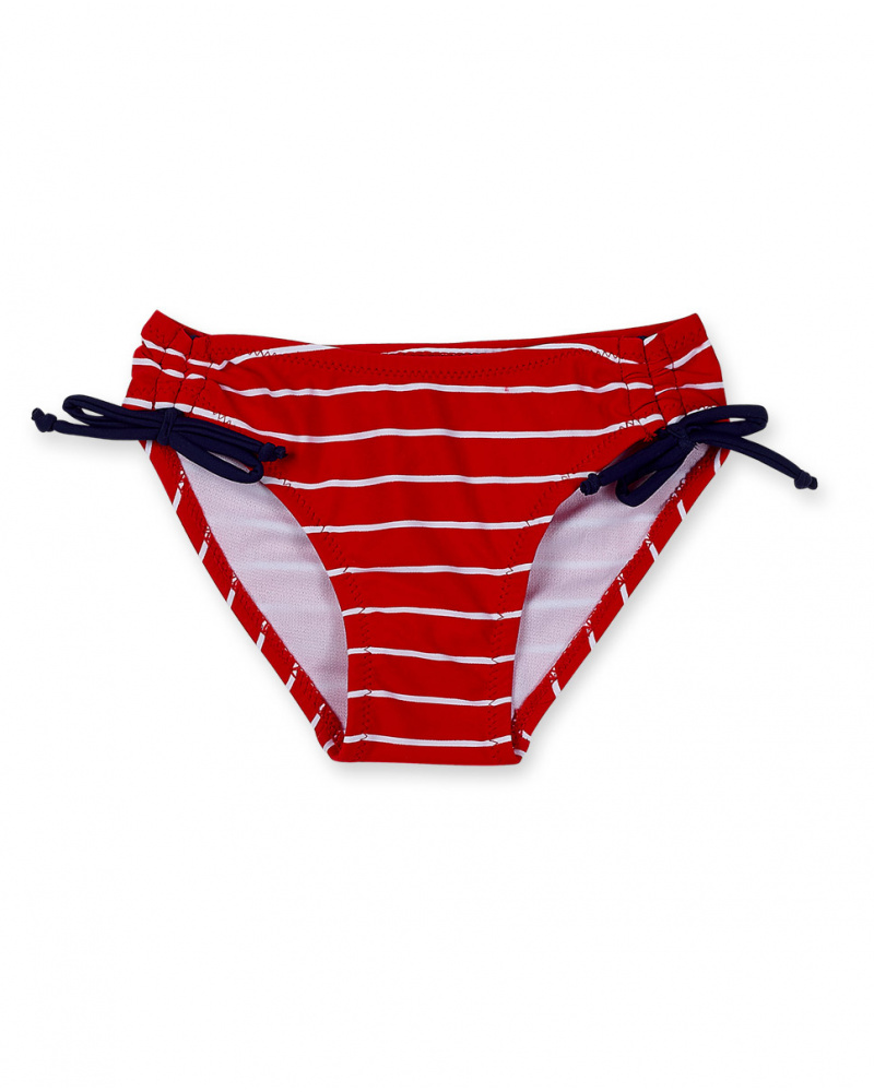 Fille de bas rouge Beach Day