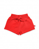 Short en maille rouge pour fille Basics Baby Short en maille rouge pour fille Basics Baby