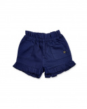 Short sergé bleu marine pour fille Basics Bébé Short sergé bleu marine pour fille Basics Bébé