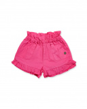 Short en sergé fuchsia pour fille Basics Bébé Short en sergé fuchsia pour fille Basics Bébé