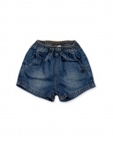 Short plat bleu marine pour fille Basics Bébé Short plat bleu marine pour fille Basics Bébé