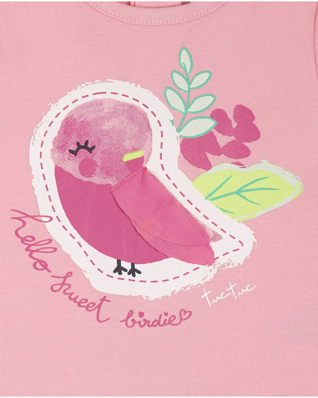 Ensemble tricoté fushia fille Time to plant Ensemble tricoté fushia fille Time to plant