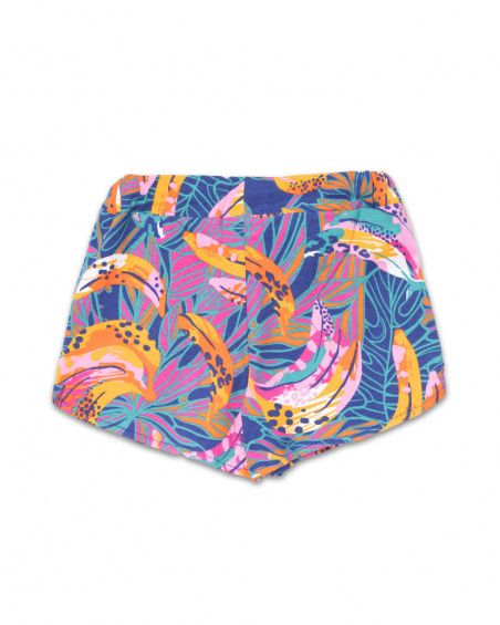 Short en maille imprimé fille Full Bloom Short en maille imprimé fille Full Bloom
