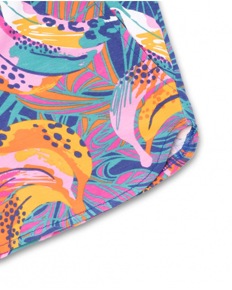 Short en maille imprimé fille Full Bloom Short en maille imprimé fille Full Bloom