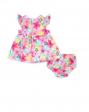Robe en maille imprimée pour fille Time to plant Robe en maille imprimée pour fille Time to plant