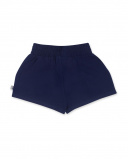 Short en maille bleu marine pour fille Basics Kids Short en maille bleu marine pour fille Basics Kids