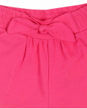 Short en maille rose pour fille Basics Kids Short en maille rose pour fille Basics Kids