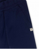 Bermuda en maille bleu marine pour garçon Basics Kids Bermuda en maille bleu marine pour garçon Basics Kids