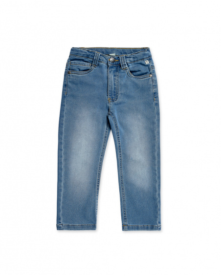 Pantalon en denim bleu bébé Pantalon en denim bleu bébé