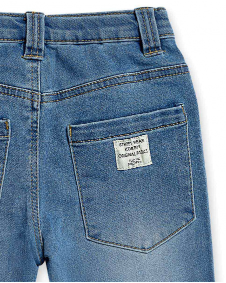 Pantalon en denim bleu bébé Pantalon en denim bleu bébé