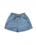 Short plat bleu pour fille Basics Kids Short plat bleu pour fille Basics Kids
