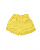 Short en sergé jaune pour fille Basics Kids Short en sergé jaune pour fille Basics Kids
