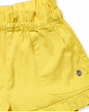 Short en sergé jaune pour fille Basics Kids Short en sergé jaune pour fille Basics Kids