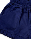Short en twill bleu marine pour fille Basics Kids Short en twill bleu marine pour fille Basics Kids