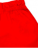 Short en twill rouge pour fille Basics Kids Short en twill rouge pour fille Basics Kids