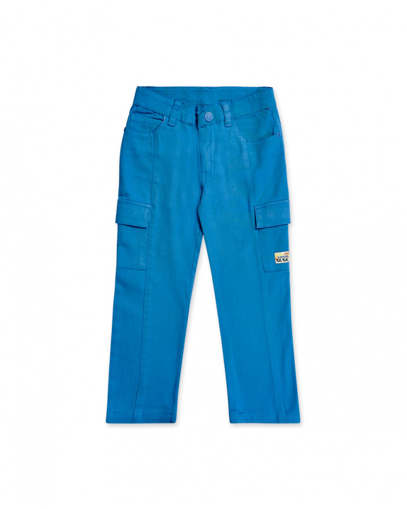 Pantalon Eco-Safari en sergé grenat garçon