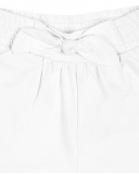 Short en maille blanc pour fille Basics Kids Short en maille blanc pour fille Basics Kids