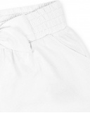 Short en maille blanc pour fille Basics Kids Short en maille blanc pour fille Basics Kids