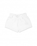 Short en maille blanc pour fille Basics Kids Short en maille blanc pour fille Basics Kids