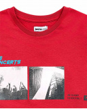 T-shirt long en maille rouge pour garçon Wild thing T-shirt long en maille rouge pour garçon Wild thing