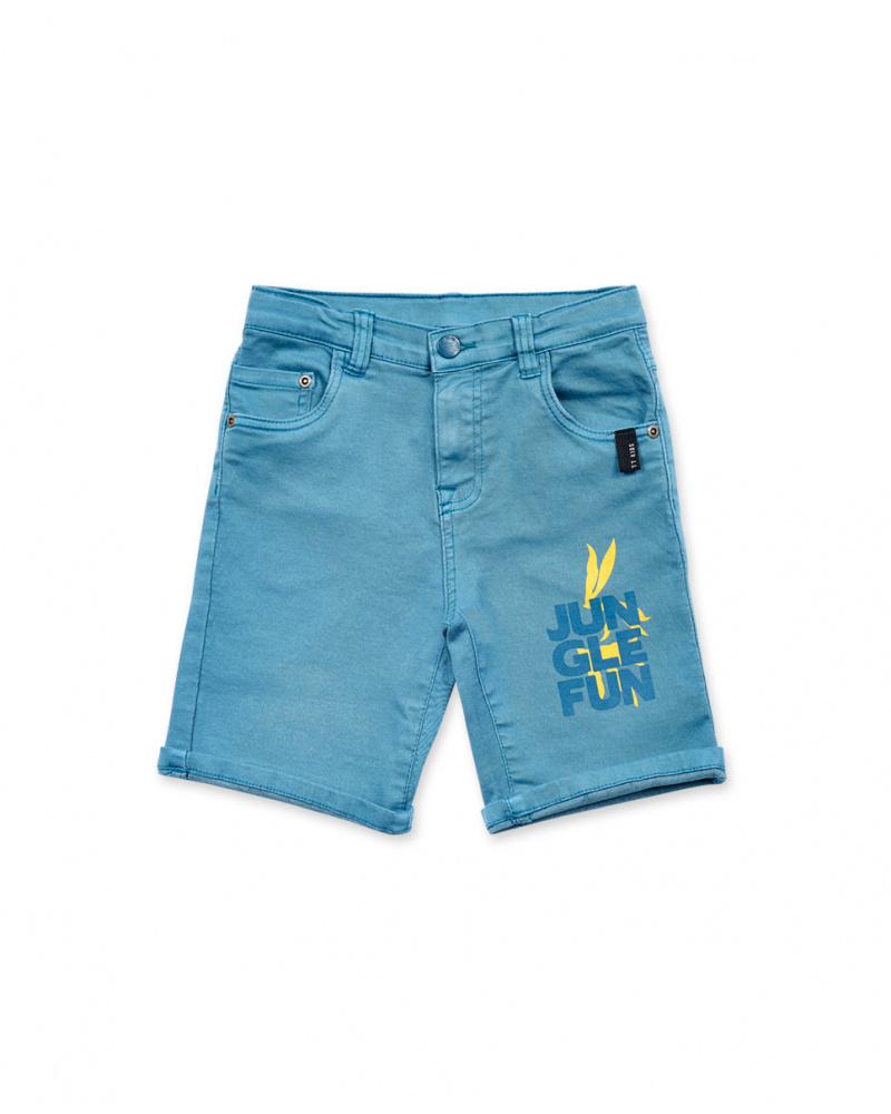 Bermuda en jean bleu pour garçon Lost Paradise