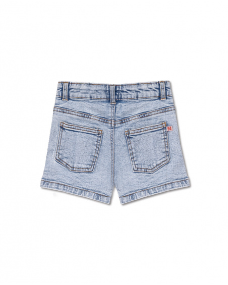 Jupe plate bleue pour fille Bad influencer Jupe plate bleue pour fille Bad influencer
