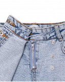 Jupe plate bleue pour fille Bad influencer Jupe plate bleue pour fille Bad influencer