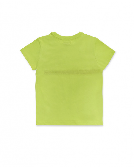 T-shirt jersey vert anis pour garçon Desert trail T-shirt jersey vert anis pour garçon Desert trail