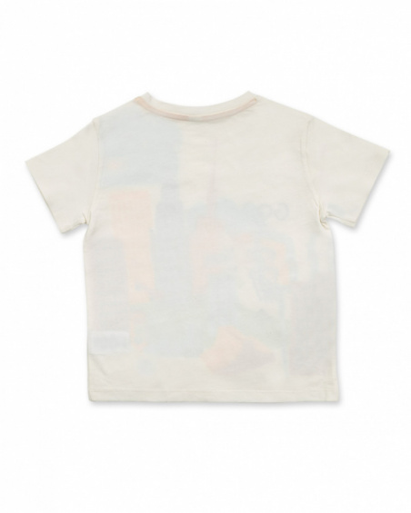 T-shirt en maille blanc pour garçon Park Life T-shirt en maille blanc pour garçon Park Life