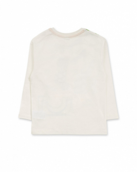 T-shirt Park Life maille beige garçon T-shirt Park Life maille beige garçon