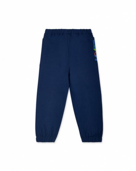 Pantalon molleton Park Life bleu pour garçon Pantalon molleton Park Life bleu pour garçon