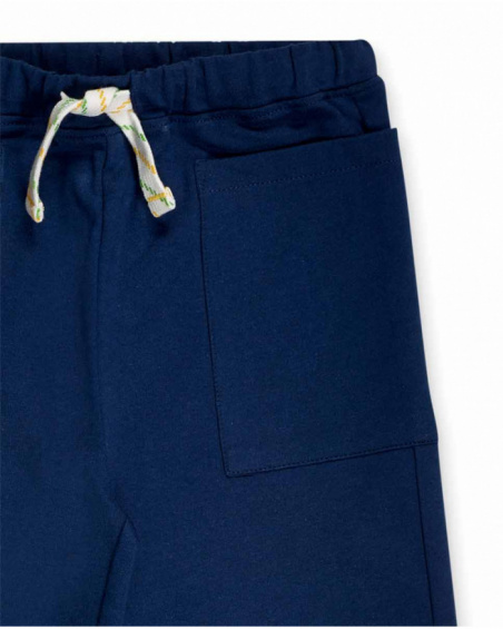 Pantalon molleton Park Life bleu pour garçon Pantalon molleton Park Life bleu pour garçon