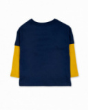 T-shirt bleu en maille garçon Park Life T-shirt bleu en maille garçon Park Life