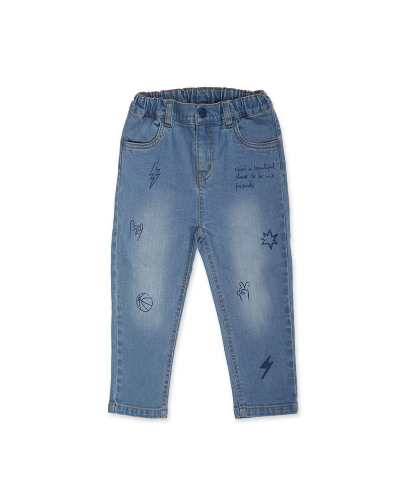 Pantalon denim Park Life bleu pour garçon