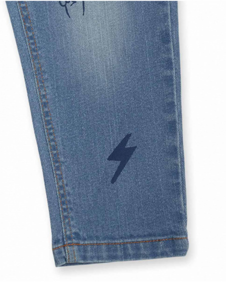 Pantalon denim Park Life bleu pour garçon Pantalon denim Park Life bleu pour garçon