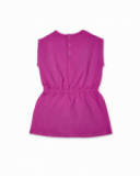 Robe en maille fuchsia pour fille Park Life Robe en maille fuchsia pour fille Park Life