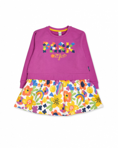 Robe en peluche fuchsia pour fille Park Life