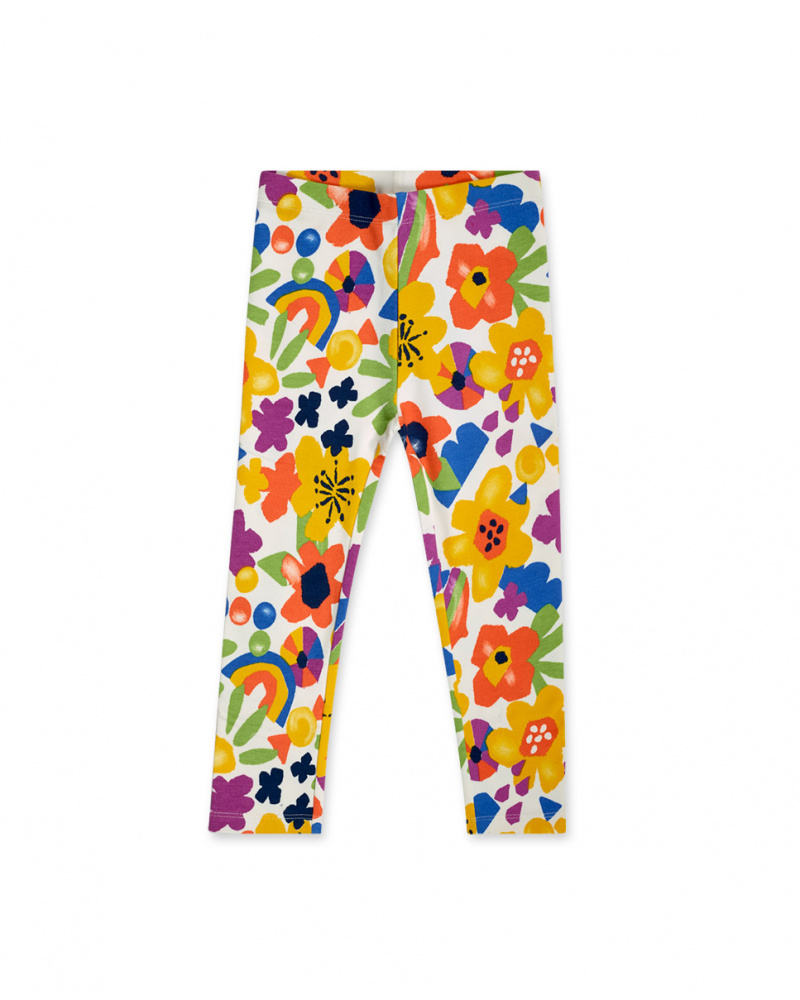 Legging peluche beige fille Park Life