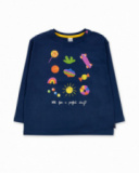 T-shirt bleu en maille fille Park Life T-shirt bleu en maille fille Park Life